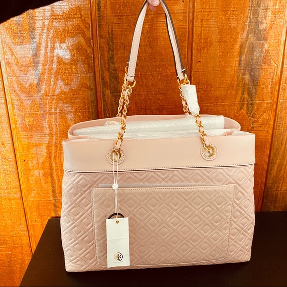 Tory Burch Fleming Triple Compartment Shoulder Bag - Picture 2 of 8